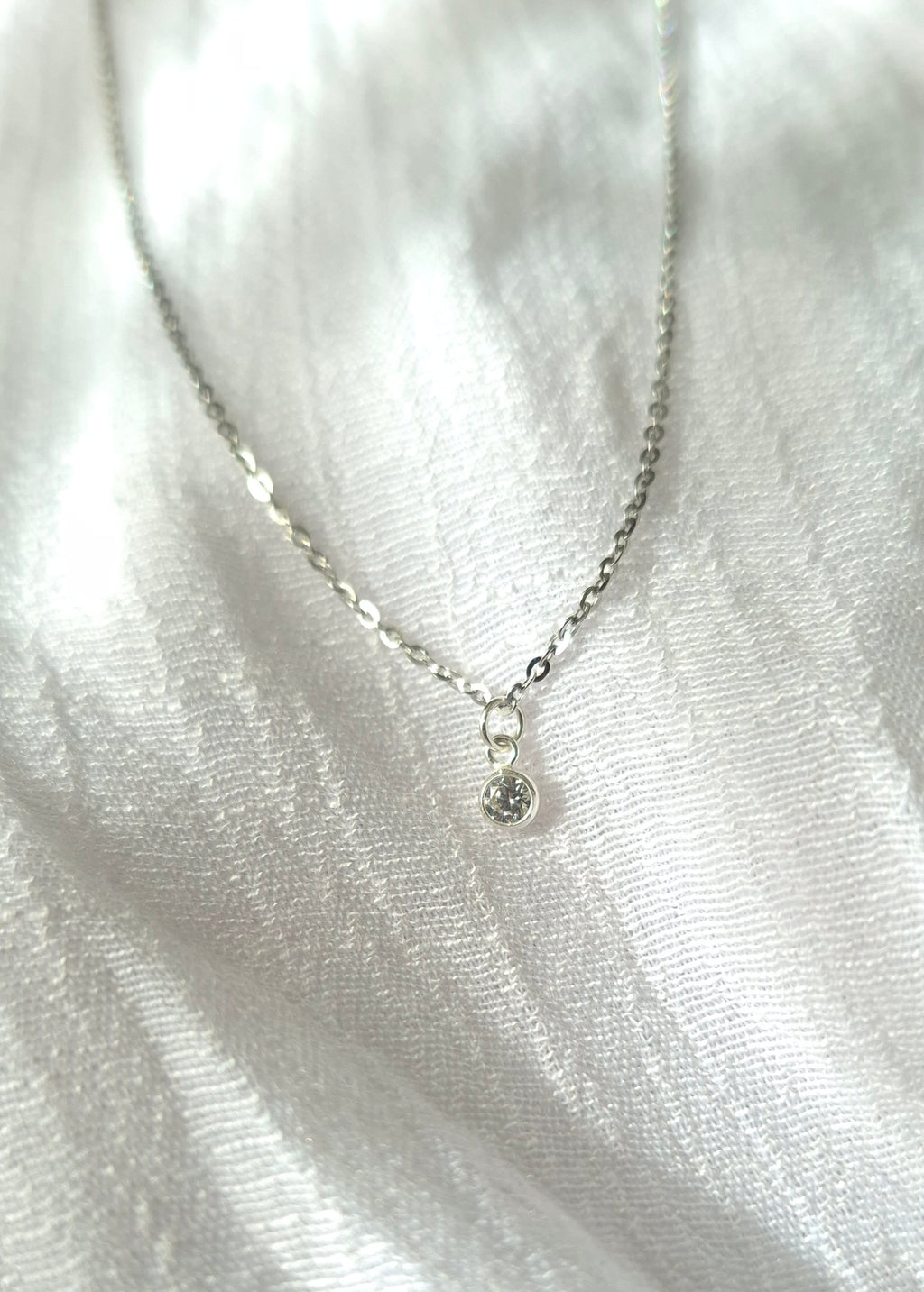Tiny Crystal Necklace