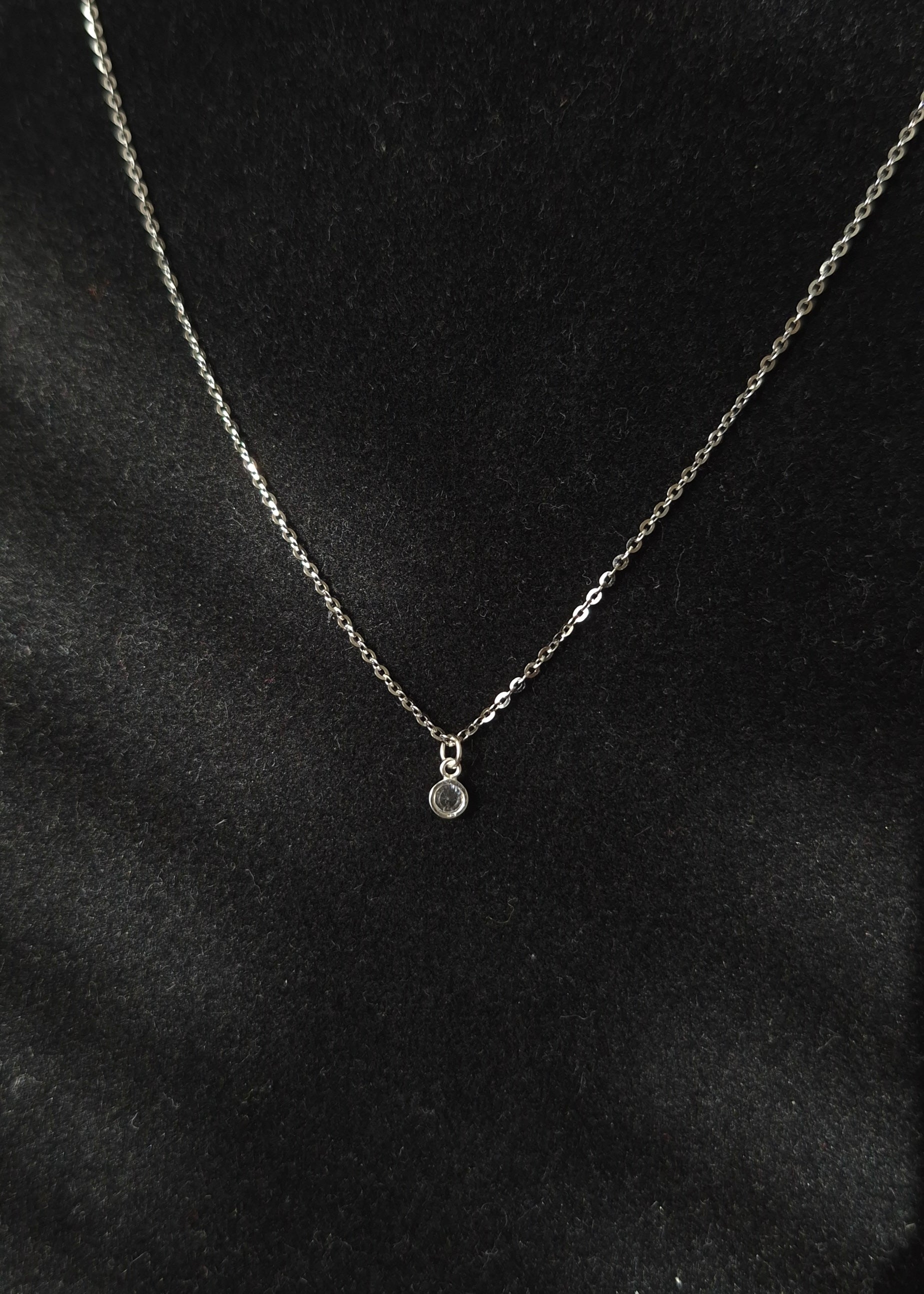 Tiny Crystal Necklace
